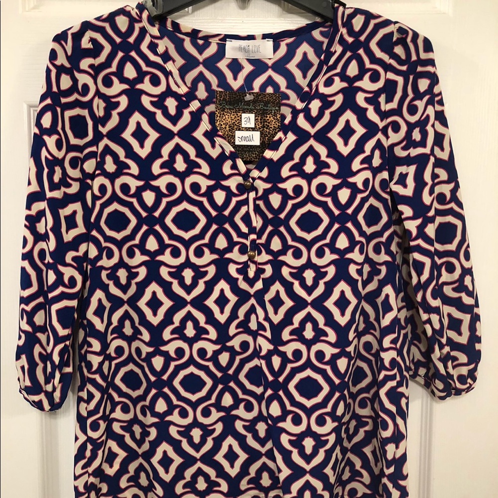 Peach Love Blouse—never worn!